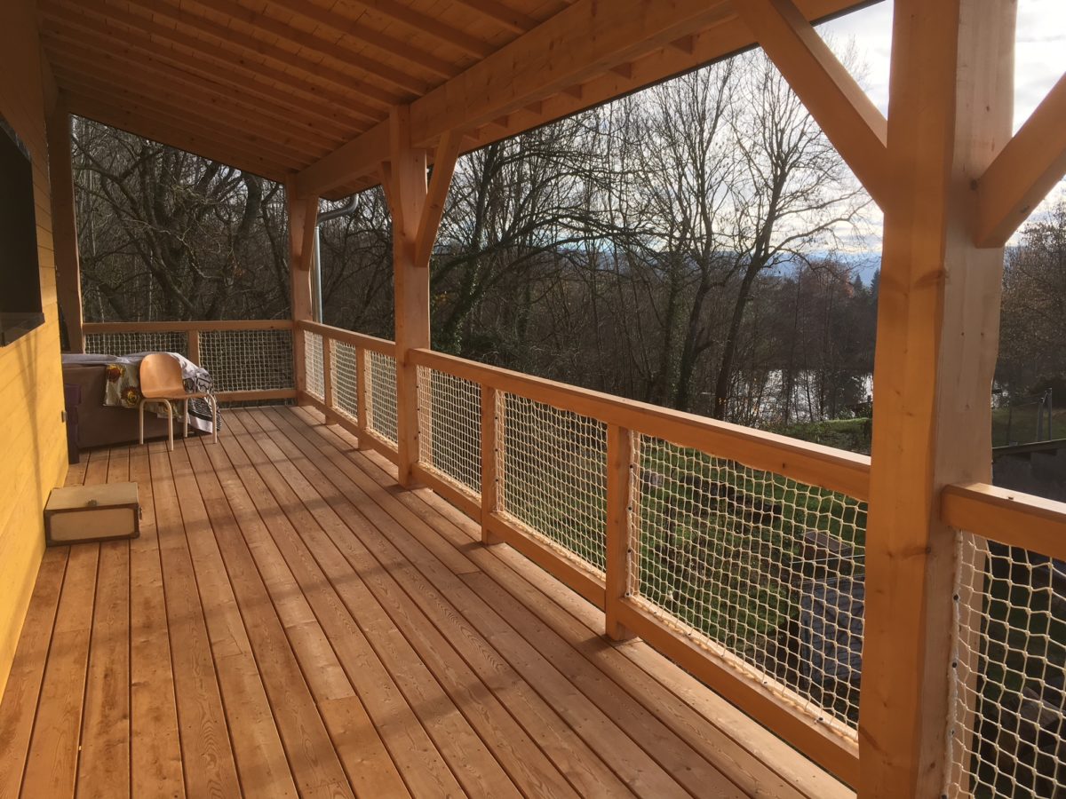 Terrasse maison ossature bois